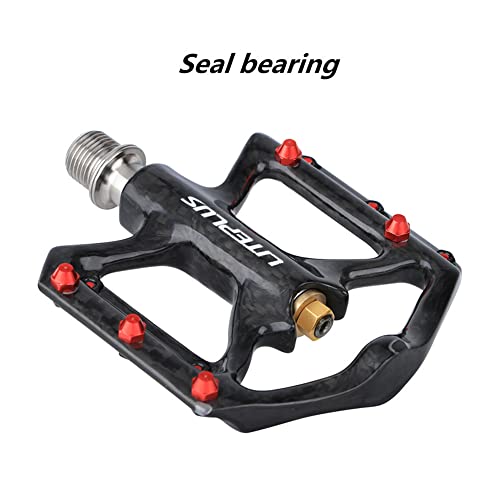 Sgxbos Bicycle Carbon Pedal Titanium Axis Road Bike Pedal Mtb Ultra Light 3 Bearing Anti-Skid Pedal For Brompton Pedal thumb #4
