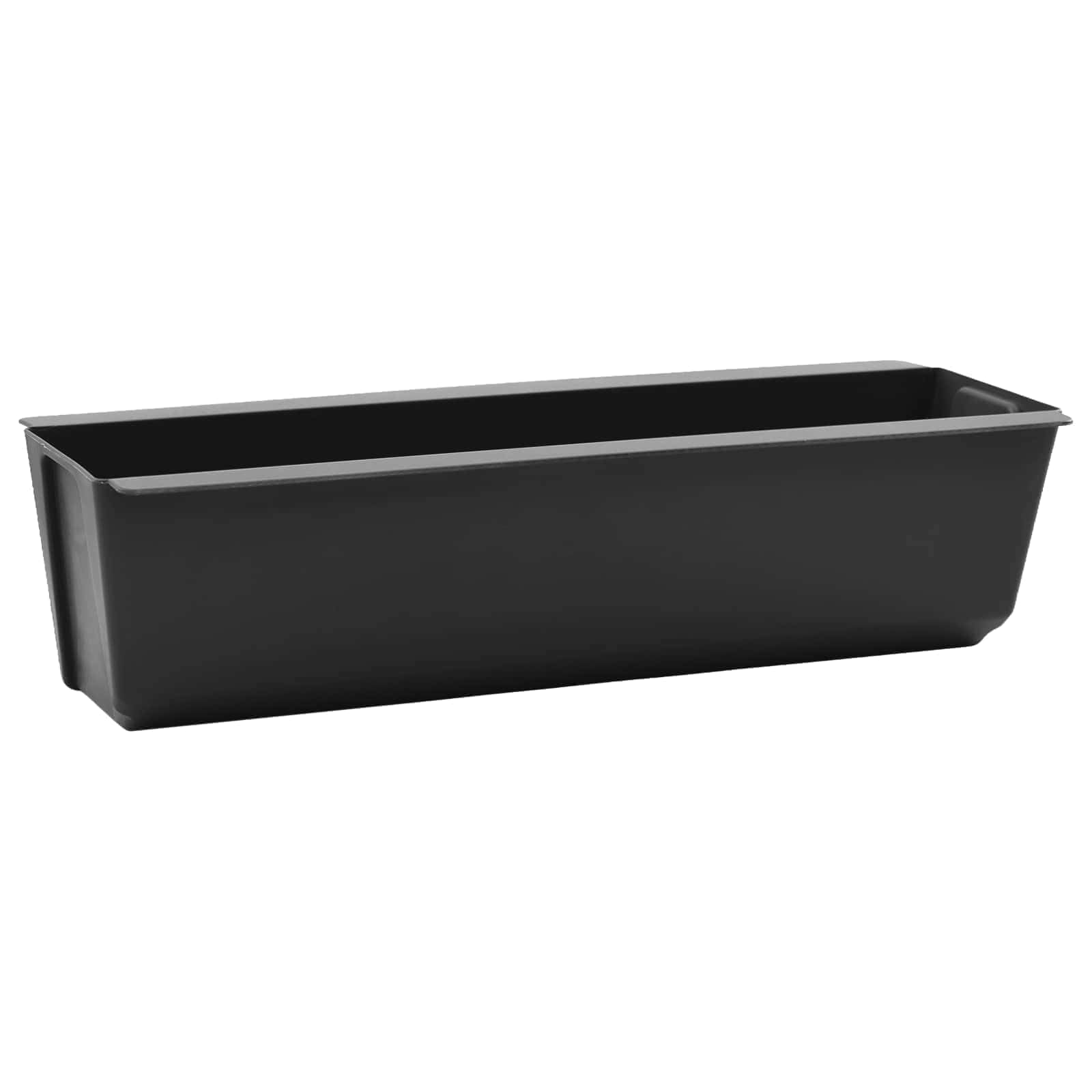 Pudełka na kwiaty, na europalety, 24 sztuki, czarne, 36 x 13 x 9 cm | polipropylen, do użytku wewnątrz i na zewnątrz, pionowy ogród, modułowa konstrukcja