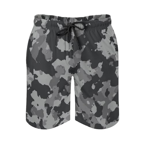 Men's Camo Swim Trunks Quick Dry Board Shorts Camouflage Swimwear Beachwear for Men3