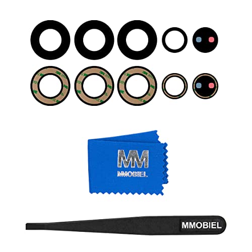 MMOBIEL Back Rear Camera Glass Lens Replacement Compatible with Samsung Galaxy S23 Ultra 5G 2023. - Incl. Double Sided Adhesive, Tweezer and Cloth.