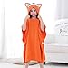 MICHLEY Hooded Baby Towel Unisex Beach Bath Poncho, Soft Cotton Animal Kids Bathrobe for 2-6 Years, 27.5