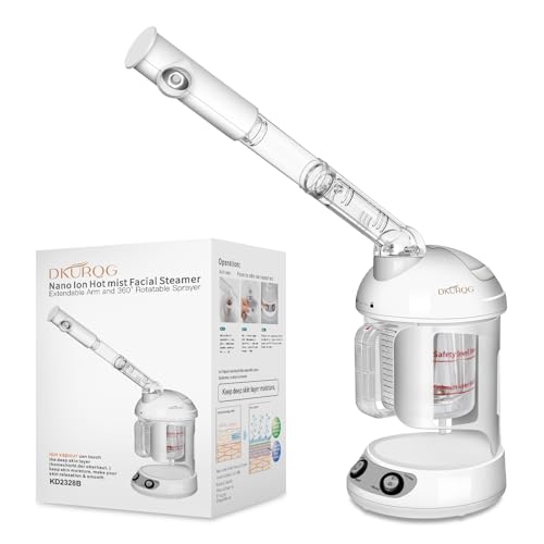 DKURQG Nano Ionic Facial Steamer with Removable Cup