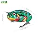 Frosch Spiel Aufziehspielzeug, 2 Stück Blechspielzeug Zum Aufziehen -Uhrwerk Spielzeug Frosch Springen, Eisen Kunst Retro Springende Frösche Spaß Spielzeug für Geschenktütenfüller