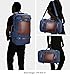 WITZMAN Travel Backpack for Men Women Carry on Luggage Backpack Canvas Rucksack Duffel bag with Shoe Compartment（A2021 big size Blue）