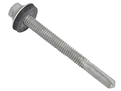 TechFast Heavy Duty Sheet to Steel Roofing Screws, Multi-coloured, 5.5 x 60mm - Image 3