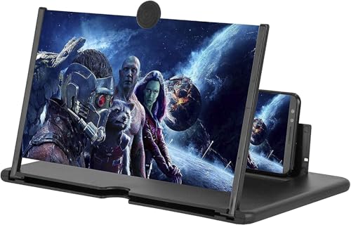 New Version 3D Screen Magnifier Glass with Mobile Stand Video Screen Amplifier Eye Protection Extended Expander Support for All Smartphones 8 41OkLavHvAL