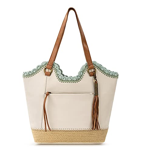 The Sak Sierra Leather Shopper, Stone Espadrille