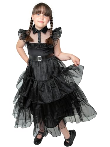 Disfraz Vestido Promoción Preparatoria Gótica 2XL Niñas