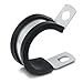 KMC Stampings COL3009Z1 1.88 in. Medium Duty Clamp With Epdm Rubber Cushion .281 Screw Hole Diameter, Pack - 10 Pieces