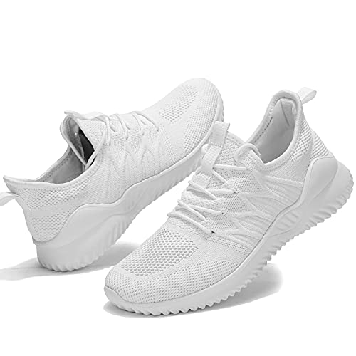 Image of Socviis Mens Slip On Running Shoes Athletic Walking Trainers Lightweight Breathable Mesh Tennis Sneakers
