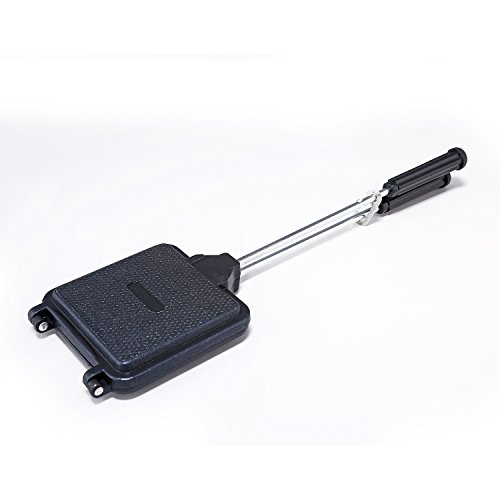 Image of Anjali Aluminium Non-Stick Sandwich Toaster, Black, DTD01-2