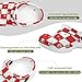 Boy's Fashion Beach Pool Slippers Toddler Sandals for Stylish Water Play, Red and White Checkered Art
