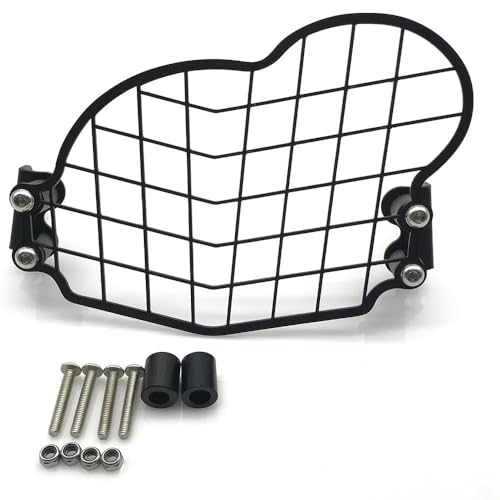 Protection de phare moto G650 GS anti-fissure avec grille en acier robuste