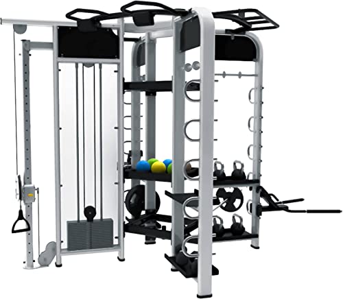 French Fitness Home Gym Synrgy 360 XS (New) - Smith Machine, Cable Machine, LAT Pulldown Machines, Cable Machine Attachment, Workout Machine