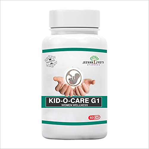 Jeevan Jyoti Ayurveda KID-O-CARE G1 | Maintain Fallopian Tube Health | Natural & Ayurvedic Medicine with No Side Effect - 60 Capsules