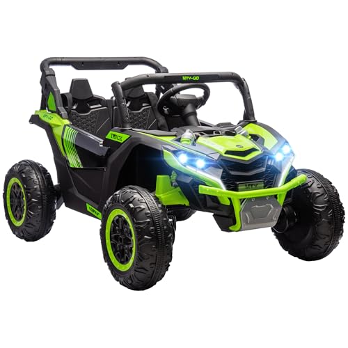 Qaba 2 Seater Ride on UTV, 24V 7AH Kids Electric