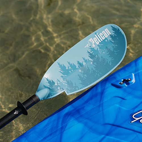 Image of Pelican Symbiosa Kayak Paddle - Adjustable Fiberglass Shaft with Nylon Blades - Lightweight - 90.5in 240cm to 98.5in 250cm