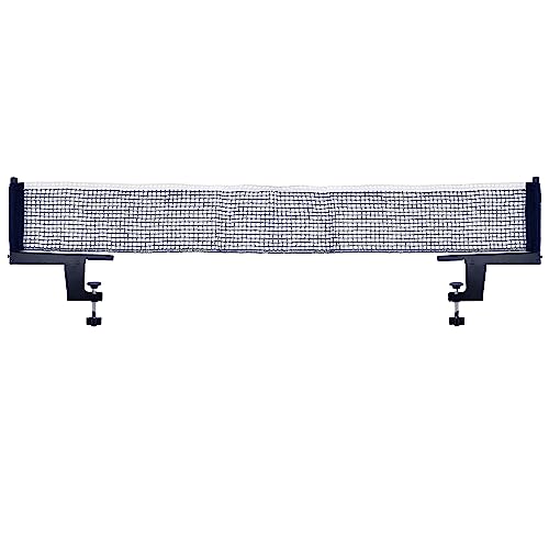 TaktZeit Ping Pong Net Table Tennis Post and Net Set 70" Ping Pong Net Set Climp for Ping Pong Table