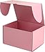 Lmuze Pink Shipping Boxes for Small Business Pack of 15-12x9x6 inches Cardboard Corrugated Mailer Boxes for Shipping Packaging Craft Gifts Giving Products