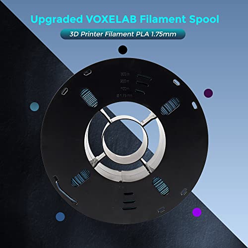 Voxelab 3D Printer Filament Color Changeable Pla Burnt Titanium Filament 1.75Mm, Different Color By Light, Perfectly Hide The Layer Line, 1Kg (2.2Lbs)-Dimensional Accuracy +/- 0.02Mm (Burnt Titanium) #TOP6