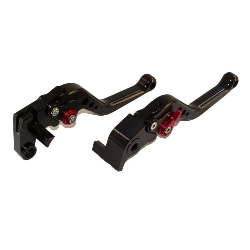 Leviers de frein et d'embrayage CNC courts pour moto Yamaha YZF R1 de 2004 à 2008
