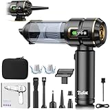 Kisfam Aspiradora para Auto 22000PA,Inalambrica Aspiradora de Mano Recargable con Vaciado con un Solo Botón y Pantalla de...