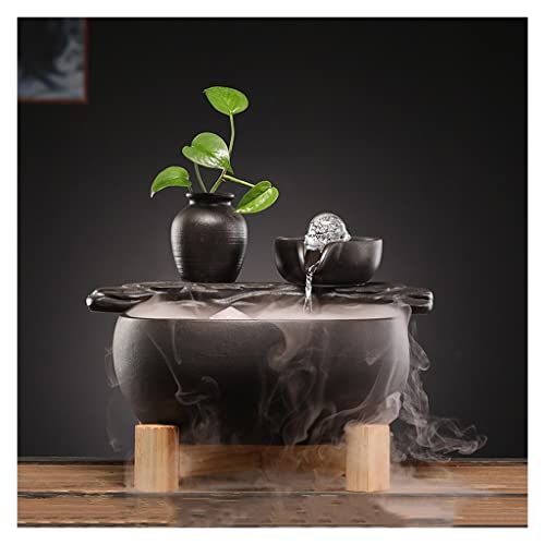 Fontaine de bureau décoration en céramique artisanale pour un intérieur élégant