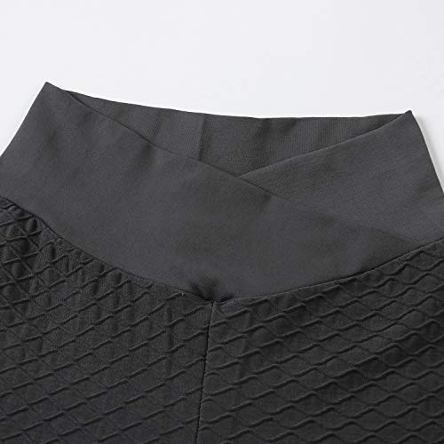 image for MOSHENGQI Women's Ruched Butt Lifting High Waist Yoga Pants Tummy Cont