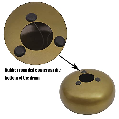Tambour à langue en acier, tambour à main 8 notes 10 pouces, instrument à percussion en acier à tambour avec maillets… - Les Beatles, Paul McCartney, John Lennon, RIngo Starr, George Harrison Tambour à langue en acier, tambour à main 8 notes 10 pouces, instrument à percussion en acier à tambour avec maillets… – Image 7