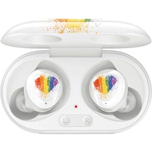 Skinit Decal Audio Skin Compatible with Samsung Galaxy Buds+ - Officially Licensed Originally Designed Love is Love Heart Design