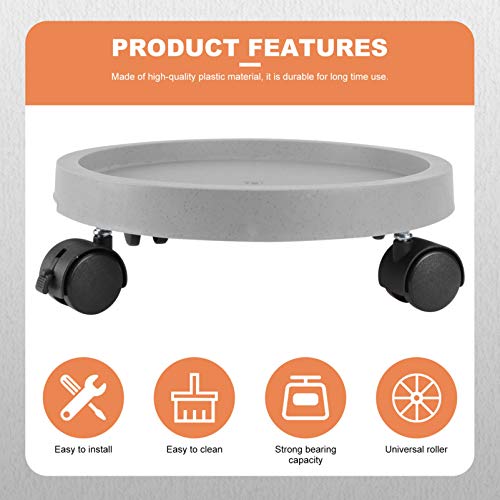 YARNOW Suporte para plantas com rodinhas para plantas, suporte para plantas, suporte de plantas, sup