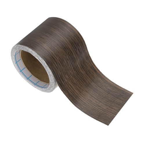 Image of PATIKIL Wood Grain Repair Tape 2in x16ft, Self Adhesive Realistic Textured Repair Tape Patch for Floor Door Table Cabinets Desk, Walnut
