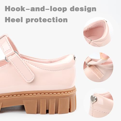 Image of Wulubaba Toddler Girl Dress Shoes Bow Black Dress School Shoes Princess Mary Jane for Toddler /Little Girl