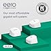 Amazon eero 6+ mesh wifi system - Supports internet plans up to a Gigabit, Coverage up to 4,500 sq. ft., Connect 75+ devices, 3-pack