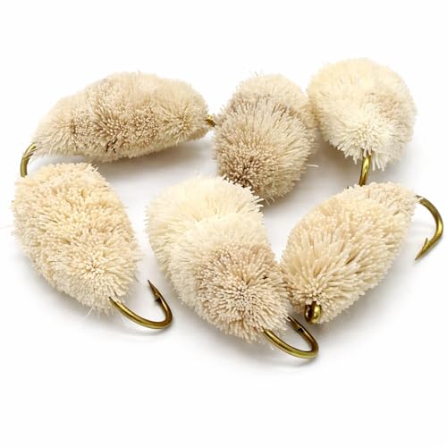 Lot de 8 mouches flottantes pour la pêche à la mouche - Pour la carpe, la truite et le mulet - Taille 4-6 - #42