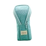 Einfache Bedienung: Das Hauptfach des Federmäppchens kann einfach und weit geöffnet werden, sodass Sie schnell alles im Inneren sehen und finden können, was Sie wollen.