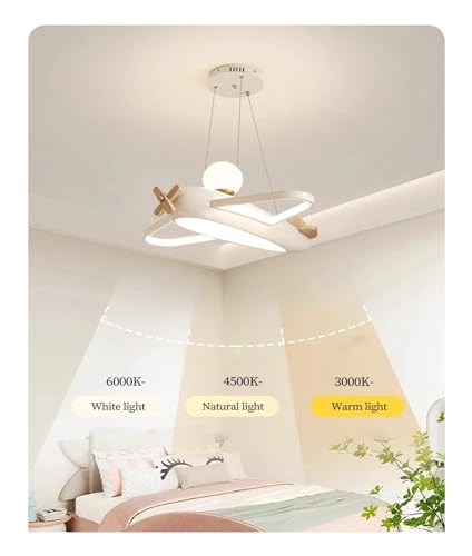 Lustre de plafond LED à intensité variable avec globe en verre protecteur - 7