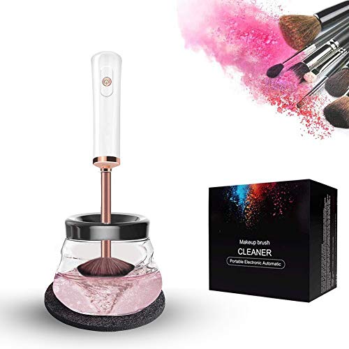 Nettoyant pour pinceaux de maquillage, lavage et séchage en 10 secondes, silencieux et anti-tremblement, kit de nettoyage électrique pour pinceaux de maquillage
