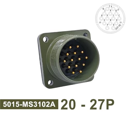 Conectores circulares 5015 MIL STD compatibles con sockets MS3102 y clavijas MS3108 2