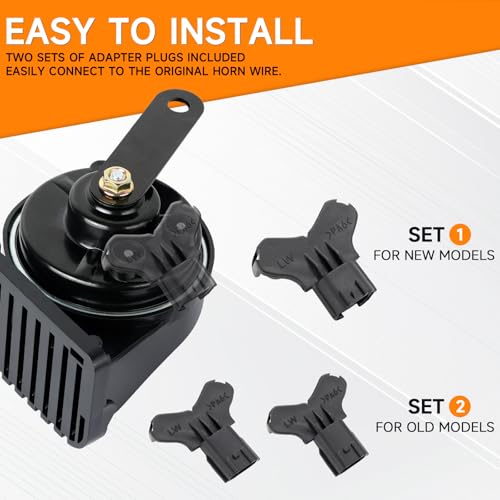 Image of Car Horn for Hyundai /Kia 12V 130dB Auto Horns Tucson Elantra Santa Fe Kona K4 /Forte Sportage Telluride K5 Dual-Tone Electric Snail Horn Waterproof with Cover