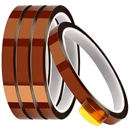 PEASUG 4 Rolls Heat Tape 10mm x 33m High Temp Resistant for Sublimation