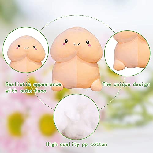 Tbatquil Funny Plush Pillow Toys 3D Cartoon Fashion Stuffed Novelty Pillow Funny Festival Gift(7.8In) #TOP2