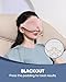 MZOO Luxury Sleep Eye Mask for Side Sleeper Men Women, Zero Eye Pressure 3D Sleeping Mask, Light Blocking Patented Design Night Blindfold, Soft Eye Shade Cover for Travel, Pink