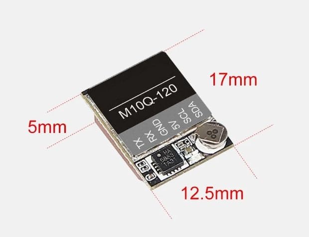 Najnowszy dla Foxeer M10Q 120/180/250 GPS 5883 kompas podwójny protokół NMEA/U BL0X dla dronów wyścigowych FPV daleki zasięg(M10Q 250)