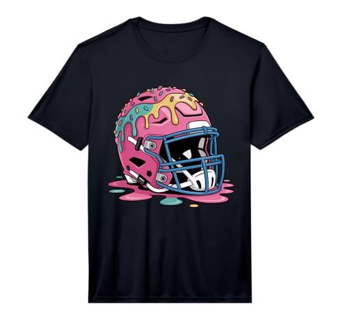 Pink Football Drip Youth WR Lineman QB RB Kids Boys Birthday Performance T-Shirt