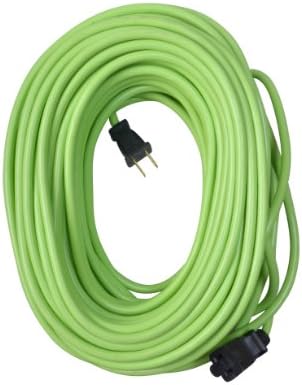 Yard Master 9940010 Outdoor Garden 120-Foot Extension Cord, Light Duty, Water Resistant, Super Flexible and Lightweight, Durable 16 Gauge 2 Pronged, Highly Visible, 10 Amps, Lime Green