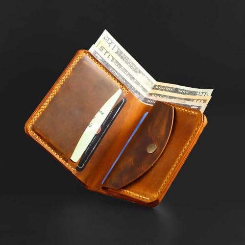 Toros Craft Premium Handmade Wallets For Women, Minimalist Card Holder With Coin Pouch, Small Minimalist Cute, Womens Teen Purse, Slim Leather Women's Wallet with Coin Pocket3