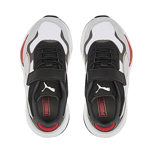 PUMA Shoes Kids RS-Metric Alternate Closure+ Sneaker, 6 US Unisex Toddler, White-high Risk Red