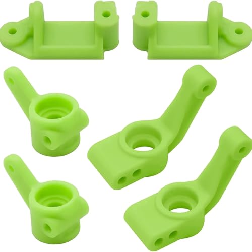 RC�X�e�A�����O�i�b�N�� For Traxxas 2WD For Slash For Stampede For Rustler 1/10 �v���X�`�b�N�t�����g�L���X�^�[�u���b�N�X�e�A�����O�u���b�N�ƃ��A�X�^�u�A�N�X���L�����A RC �J�[�p�[�c(Green)