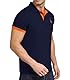 GLESTORE Poloshirt Herren Männer Hemd Herren Kurzarm Giraffe Stickerei T-Shirt Sommer Golf Marine M